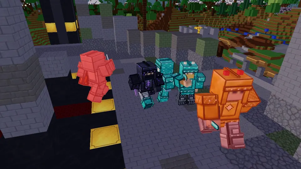 Two clans fighting over the King of the Hill plate.